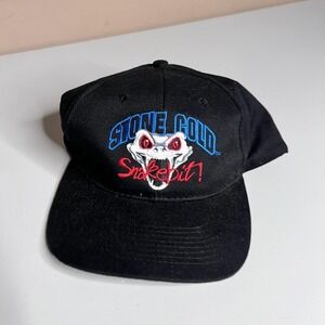 Vintage 1998 Stone Cold Steve Austin Snakebit WWF Hat Black Snapback Wrestling